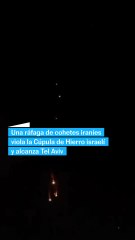 Cohetes iraníes alcanza Tel Aviv