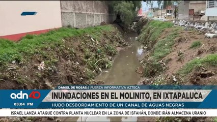 Fuertes lluvias provocan graves inundaciones en Ixtapaluca