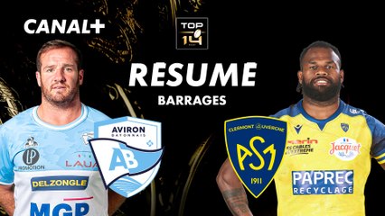 Le résumé d'une rencontre historique entre Bayonne et Clermont - TOP 14 - Barrages