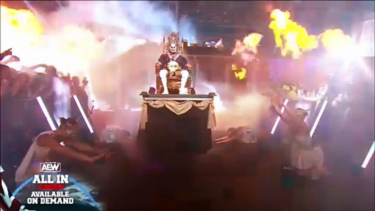 AEW amazing style entry in the ring