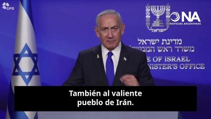 El primer ministro de Israel envió un mensaje a Irán tras los bombardeos