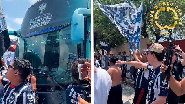 Afición de Rayados se depide de equipo tras partir a Mundial de Clubes
