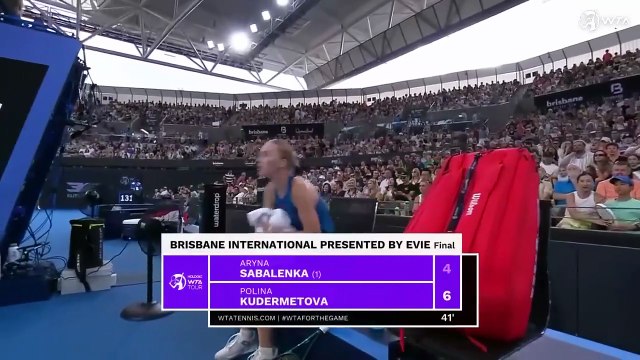Tennis : Tournoi de Tennis WTA 500 de Brisbane International 2025 Finale Simple Dames Aryna Sabalenka - Polina Kudermetova