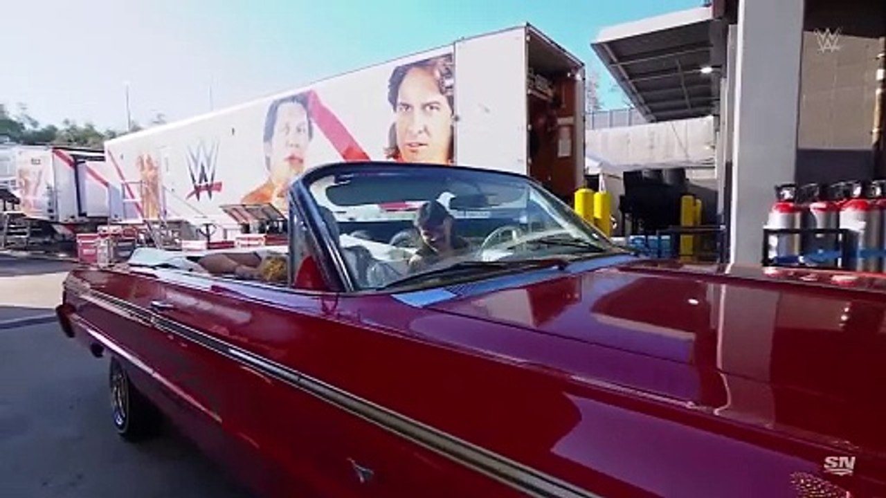 Amazing car entry in WWE superstar