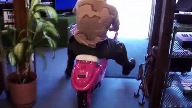 Varg Vikernes Rides Pink Motorcycle