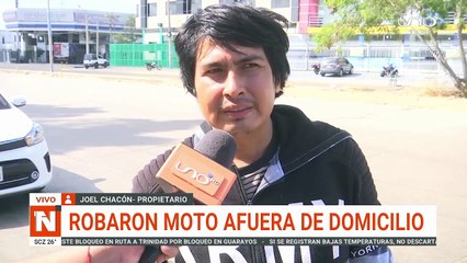 ROBARON MOTO AFUERA DEL DOMICILIO