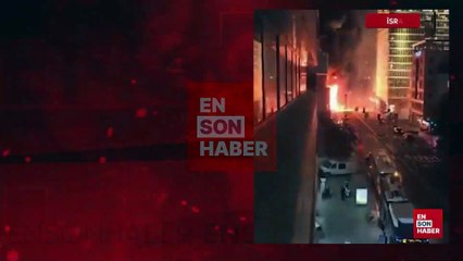 İran İsrail'in başkenti Tel Aviv'e saldırılar düzenledi