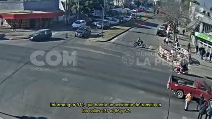 La Plata: así fue el accidente en el murió un ciclista de 80 años