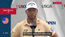 'There’s a lot of golf left on a very tough course' Solo leader Burns maintaining focus
