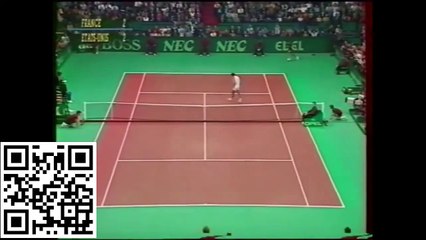 Tennis : Henri Leconte (France), un des plus grands joueurs de Tennis