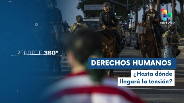 Protestas pacíficas en Los Ángeles