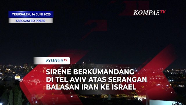 Iran Balas Israel! Sirene Berkumandang di Tel Aviv saat Serangan Rudal