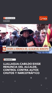 Cabildo en Llallagua exige renuncia del alcalde y control contra autos chutos