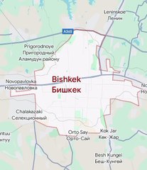 Map of Bishkek City. Peta Kota Bishkek. Bishkek City Map. Map of City of Bishkek. City of Bishkek Map. Бишкек шаарынын картасы. Mapa da cidade de Bishkek.Carte de la ville de Bichkek. Mapa de la ciudad de Biskek. Harta orașului Bishkek. 比什凯克市地图. ビシュケク市の地図