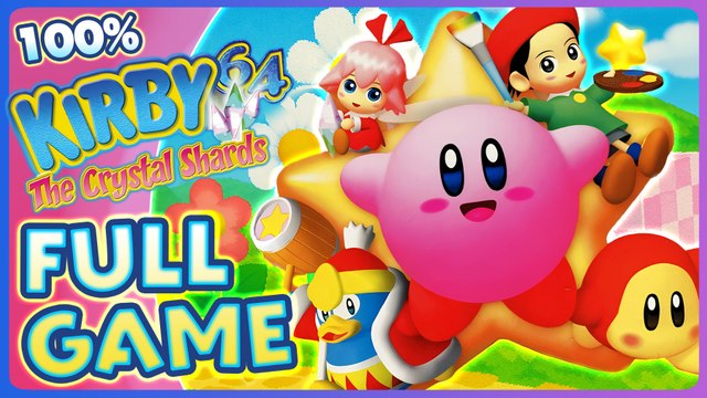 Kirby 64 : The Crystal Shards FULL GAME 100% Longplay (N64) 4k