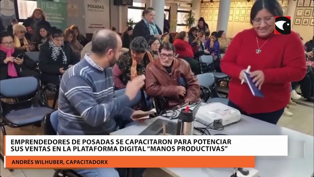 Emprendedores de Posadas se capacitaron para potenciar sus ventas en la plataforma digital “Manos Productivas”