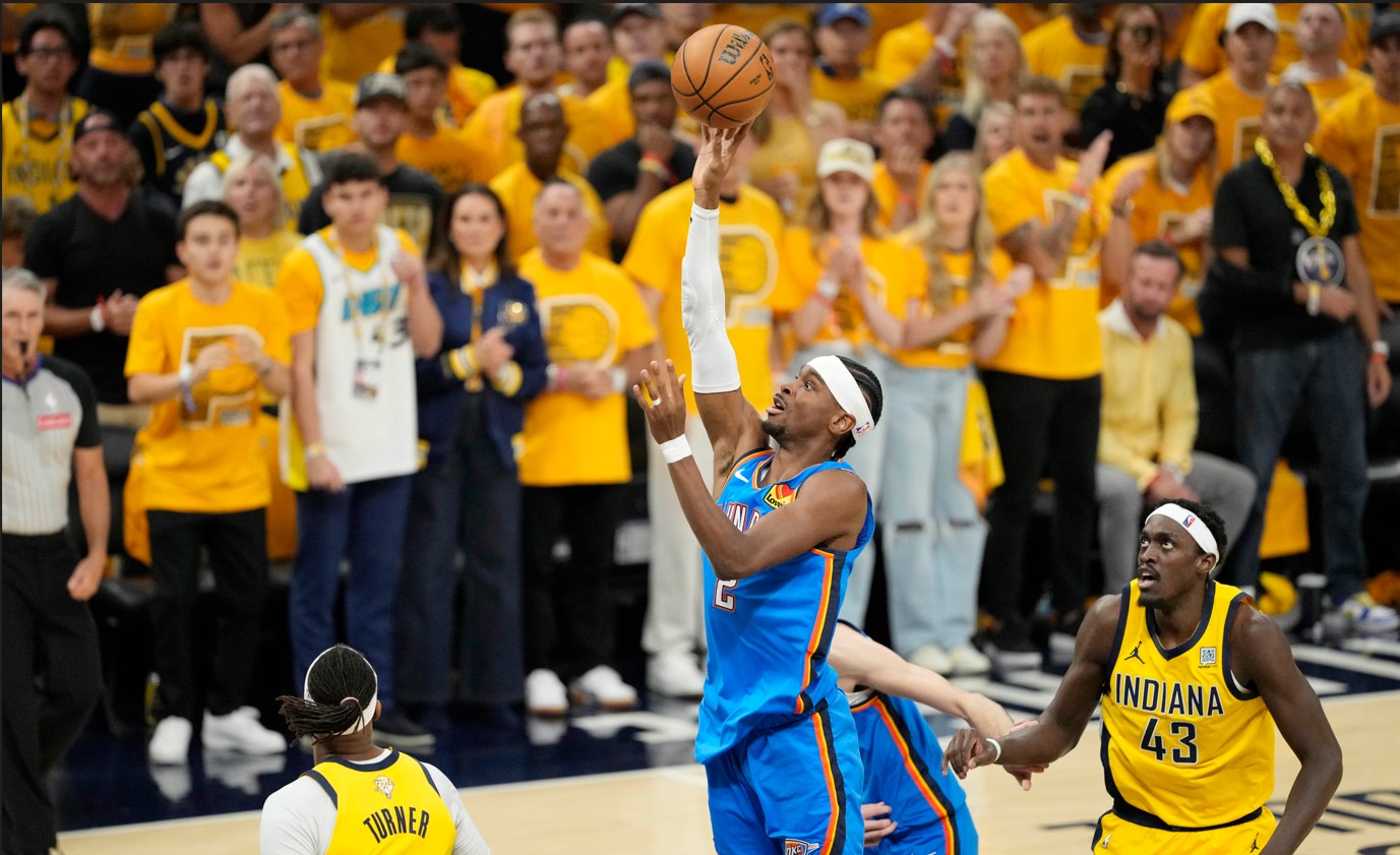 NBA Finals : Shai Gilgeous-Alexander règle les Pacers en fin de match, OKC égalise à 2-2
