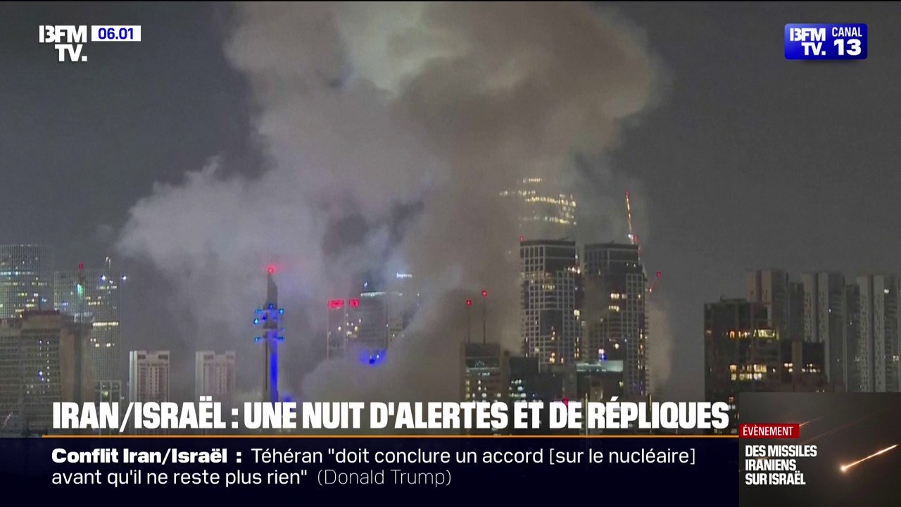 Iran/Israël: une nuit de bombardements et de répliques