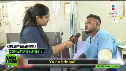 “Solo salí caminando”, dice el único sobreviviente del choque del Boeing 787-8
