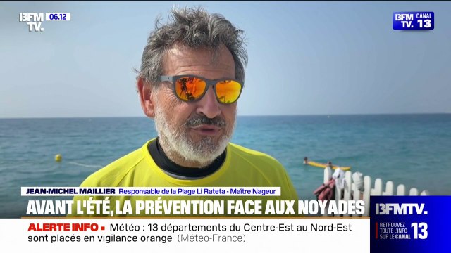 Avant l'été, la ville de Nice se mobilise pour sensibiliser aux risques de la baignade