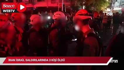 İran İsrail saldırılarında 3 kişi öldü