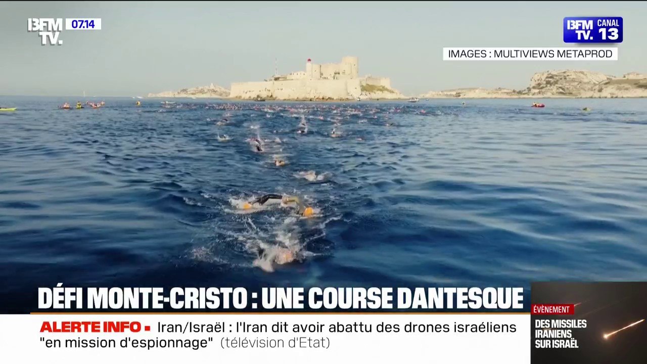 Natation: les sportifs à l'assaut du dantesque défi Monte-Cristo