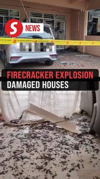 Police tracking two suspects in Taman Serumpun explosion