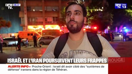 "Tout tremblait, il y a avait de la fumée et de la poussière": Israël et l'Iran poursuivent leurs frappes