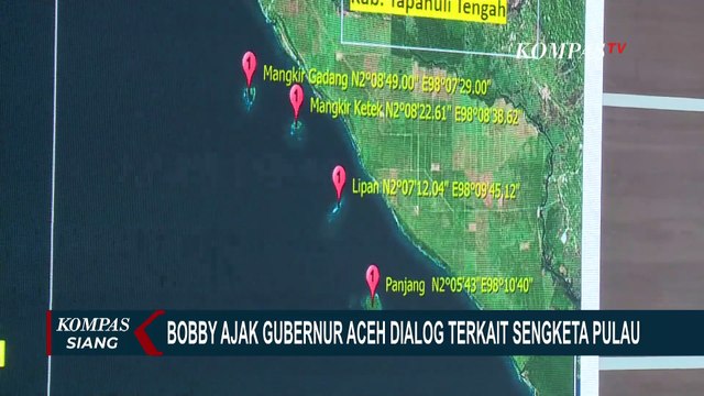 Ribut Sengketa 4 Pulau Aceh, Gubernur Sumut Bobby Nasution Ajak Dialog dan Kaji Ulang