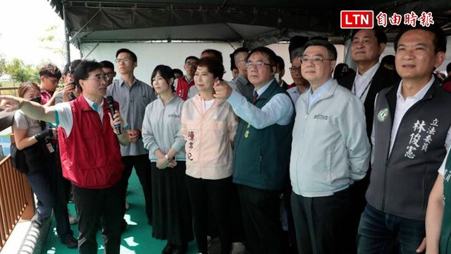 最後2.2公里！卓榮泰視察曾文溪排水整治 強調三爺溪模式