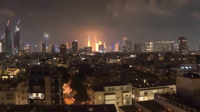 Watch: Explosions boom in Tel Aviv as new wave of missiles launched from Iran