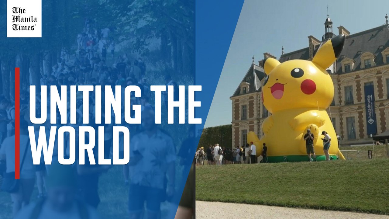 Pokémon fans attend Pokémon Go Fest in southern Paris park