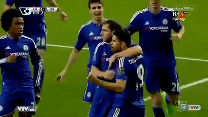 Arsenal 0-1 Chelsea - Goals and Highlights (24/1/2016) | K+1 HD
