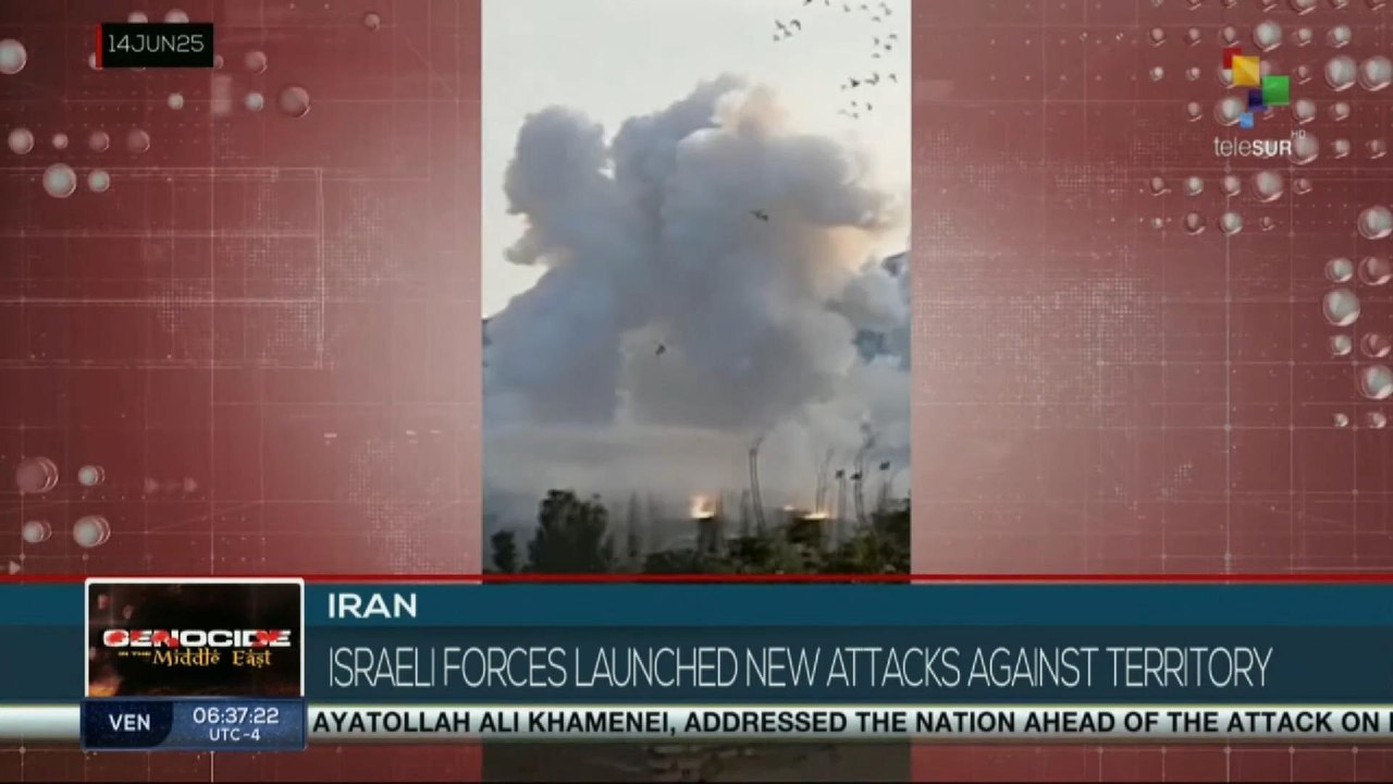 Israel's military launched new attacks against Iranian territory