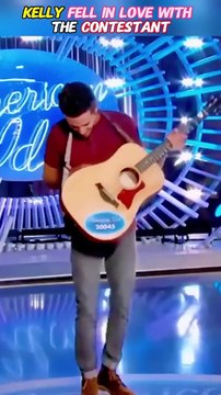 Kelly is surprisingly and obsessively in love with the contestant!#Kelly #Contestant #Romance #Enter