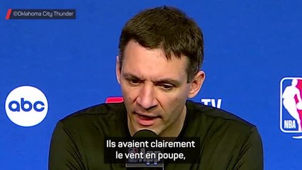 OKC - Daigneault : "On n'a pas baissé les bras"