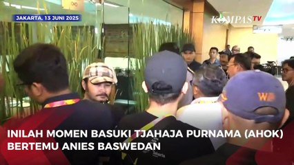 Momen Akrab Ahok Bertemu Anies, Saling Sapa hingga Salaman