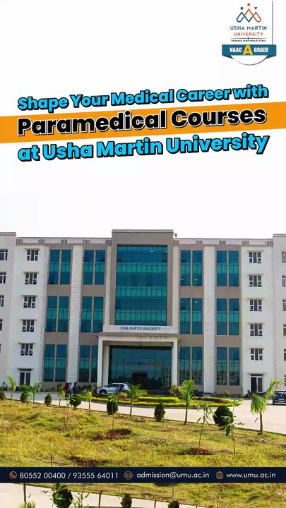 Shape Your Medical Career with Paramedical Courses at Usha Martin University