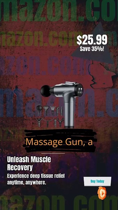 This Massage Gun Melts Muscle Pain in Seconds! 🔥 #massagegun #amazon #productreview