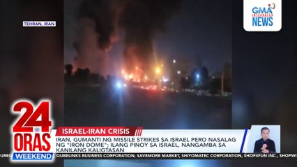 24 Oras Weekend: (Part 2) Sumemplang at nabangga pa; Lagay ng mga Pinoy sa gitna ng Israel-Iran crisis; Langaw infestation; atbp.