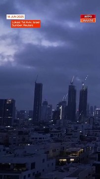 Tel Aviv dikejutkan dengan serangan peluru berpandu dari Iran, siren amaran diaktifkan awal pagi Sabtu.