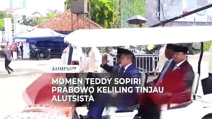 Seskab Teddy Sopiri Prabowo Keliling Tinjau Alutsista di Indo Defence