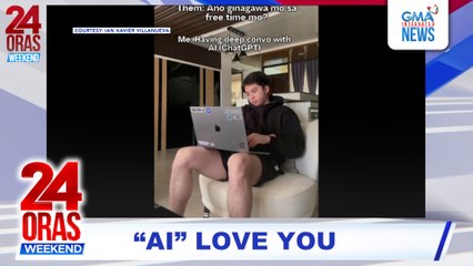 AI chatbot bilang companion o karelasyon, trending; mga eksperto, nagpaalalang mag-ingat #shorts | 24 Oras Weekend