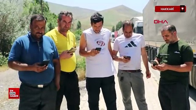 İran'a açılan sınır kapısında tır kuyruğu