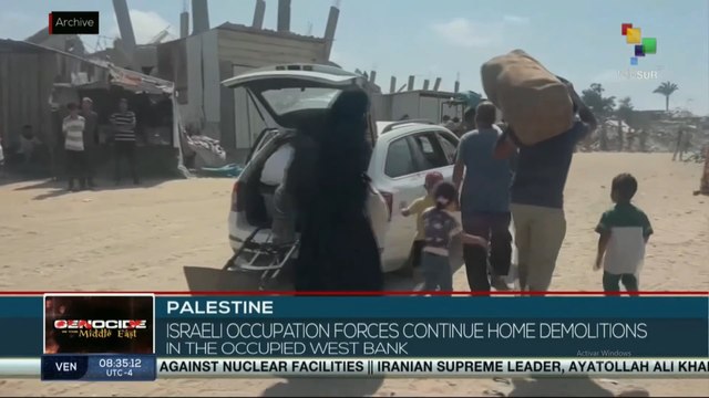 Palestine, Israeli occupation forces continues home demolitions in the occupied West Bank