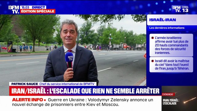 Conflit entre Israël et l'Iran: Donald Trump assure avoir été prévenu à l'avance des frappes de Tsahal sur Téhéran