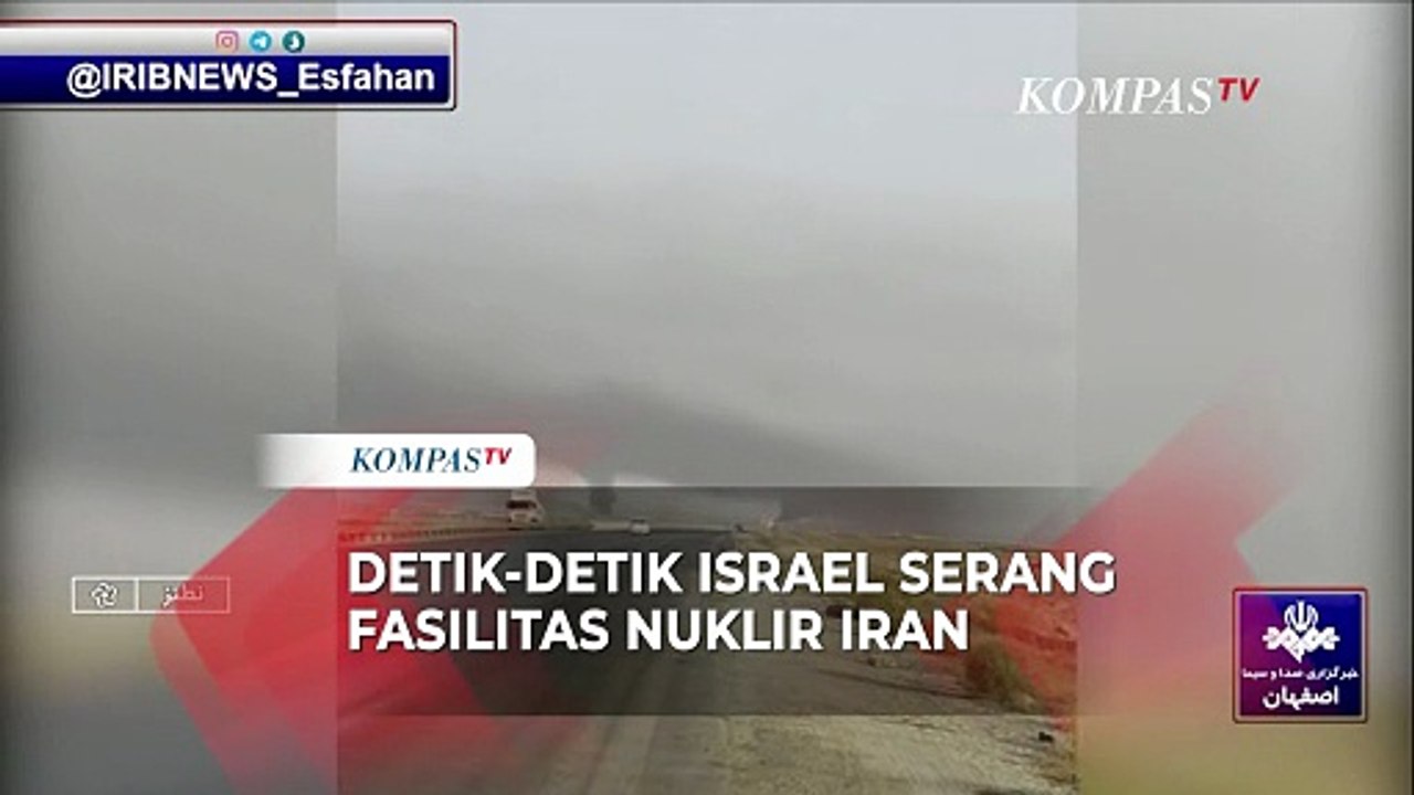 Detik-Detik Fasilitas Nuklir Iran Diserang Israel