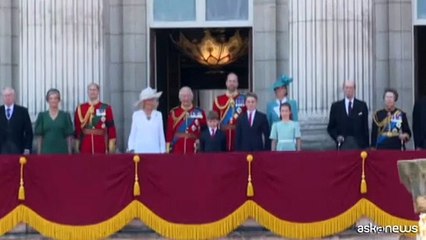 La famiglia reale britannica alla parata del Trooping the Colour