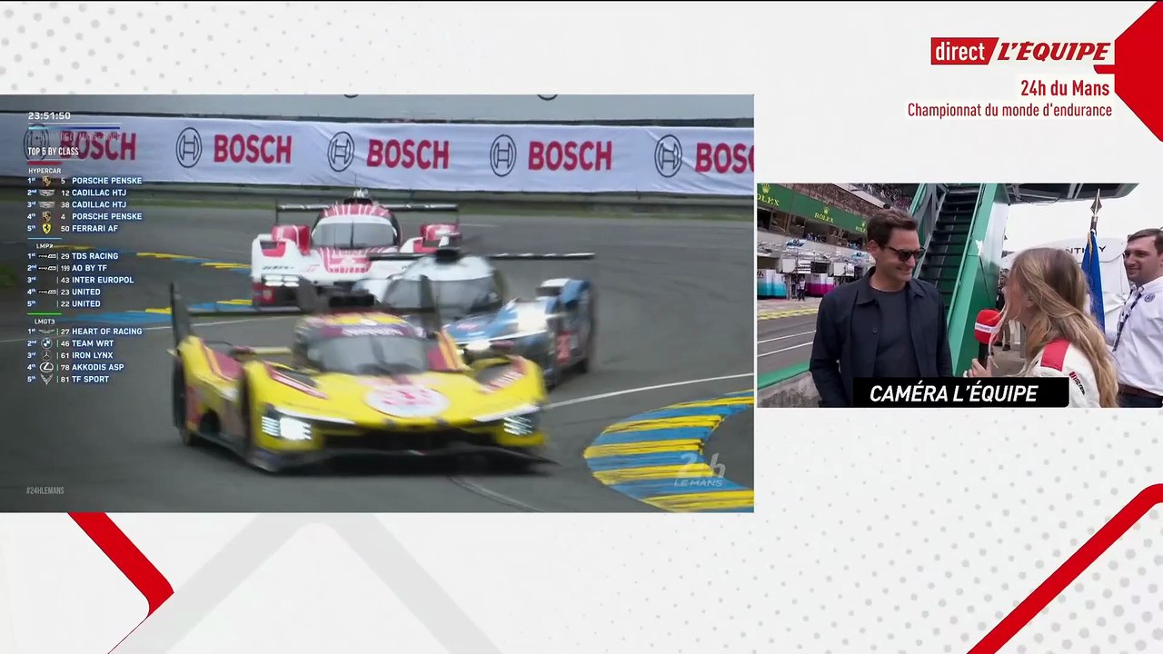 « Un grand honneur pour moi », déclare Roger Federer, après avoir donné le départ des 24 Heures du Mans - 24 Heures du Mans