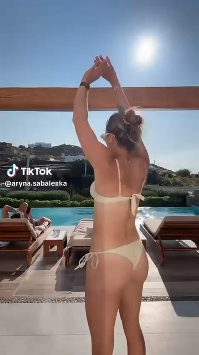 El baile viral de Sabalenka
